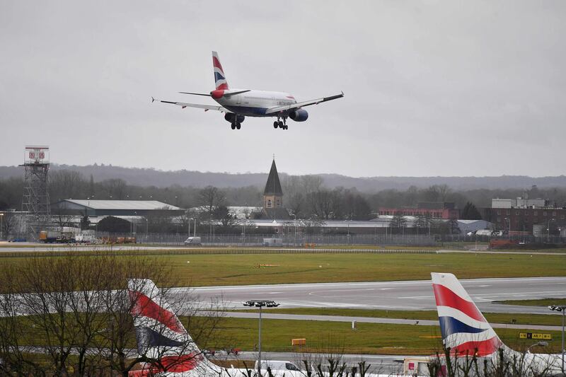A British Airways Airbus 320-232 aircraft prepares to land. AFP