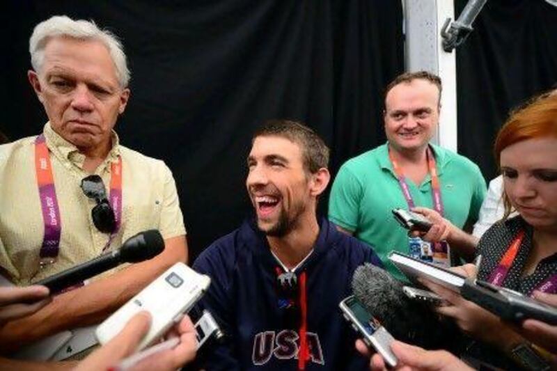 US swimmer Michael Phelps.