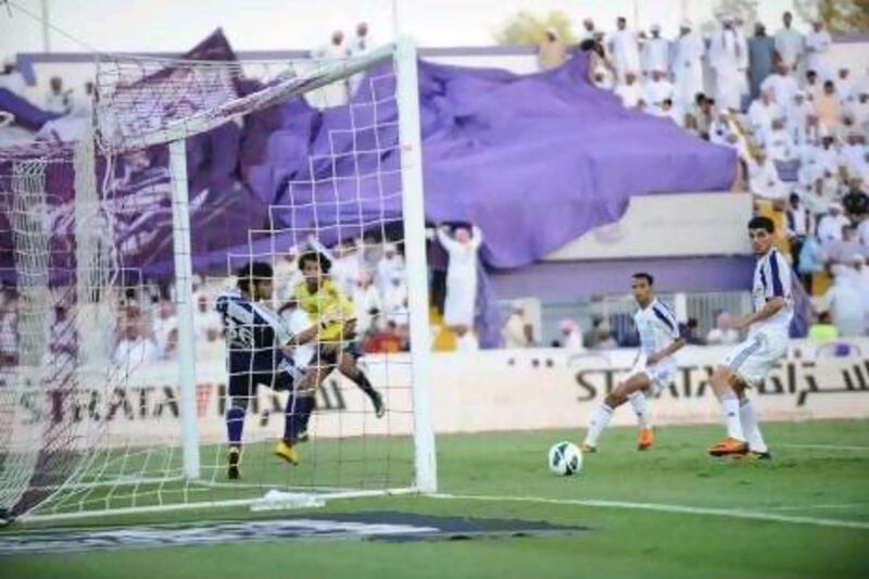 Al Dhafra lost to Al Ain 7-0. Courtesy of Al Ittihad