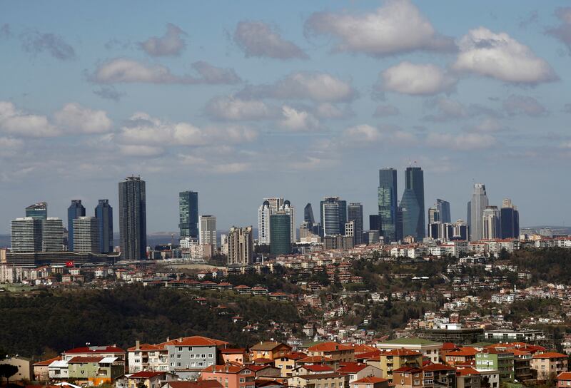 The business and financial district of Levent in Istanbul. Reuters