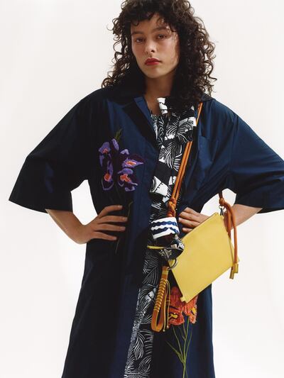 The exclusive Dries Van Noten collection will be available from May 3. Courtesy Net-a-Porter