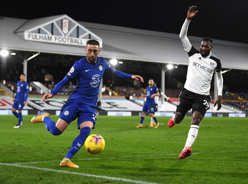 Hakim Ziyech 6 - He made some good movements and saw a decent shot from the edge of the box saved. However, lacked better quality with his end product when Chelsea needed it most. AP