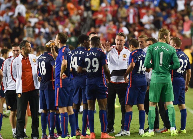 Louis van Gaal's Manchester United side play one more match on their US pre-season tour and then a possible final in the International Champions Cup. Nicholas Kamm / AFP / July 29, 2014