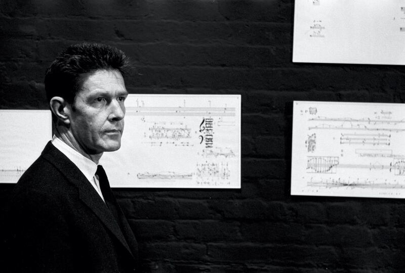 GCX2KF American composer John Cage, in 1958