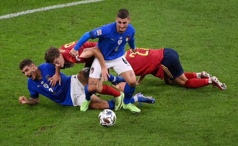 Marco Verratti – 5. An anonymous player in midfield for Italy throughout the second half and struggled to deal with Spain’s trio. Reuters