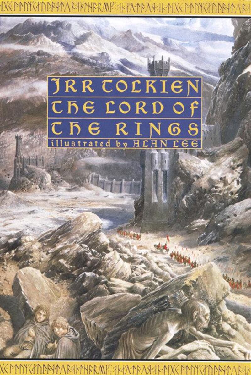 The Lord of the Rings by JRR Tolkien. Courtesy Houghton Mifflin Books