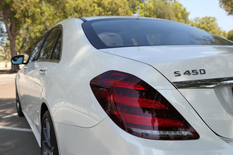 Abu Dhabi, United Arab Emirates - November 8th, 2017: Mercedes-Benz S 450 road test shoot for Motoring. Wednesday, November 8th, 2017, Abu Dhabi. Chris Whiteoak / The National