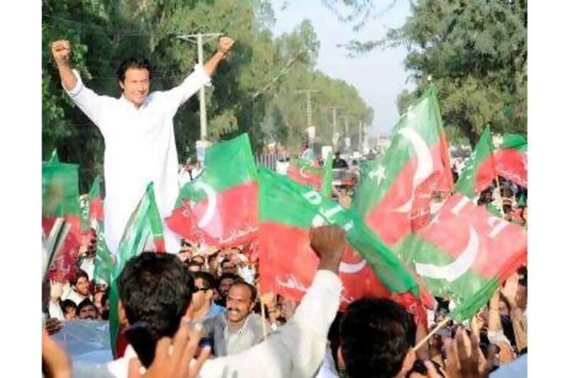 Imran's Khan's weekend rally against US drone strikes was illogical, a reader argues, because all deadly weapons are inhuman and some alternatives would be much worse than the drone campaign. T Mughal / EPA