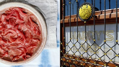 Beef carpaccio was invented at Harry's Bar in Venice for a countess. Getty Images, Reuters