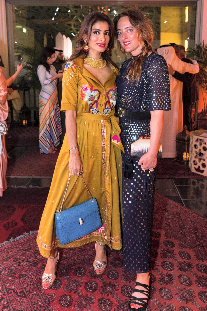 <p>Rosemin Manji and&nbsp;Alice Temperley</p>
