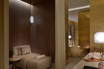 The spa at The St Regis Dubai, The Palm, has discounts on some of its treatments. Photo: The St Regis Dubai, The Palm