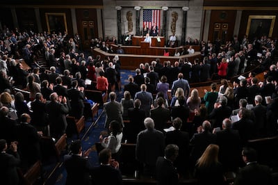 India's Prime Minister Narendra Modi addresses a joint session of Congress at the US Capitol. AFP