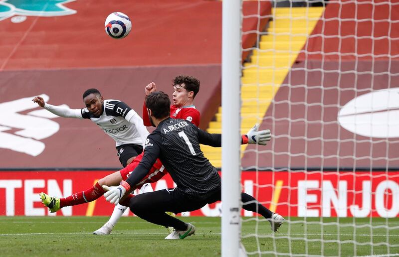 Fulham's Ademola Lookman shoots at goal. PA