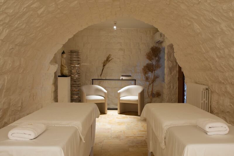 Guests can enjoy a variety of spa treatments or a steam bath