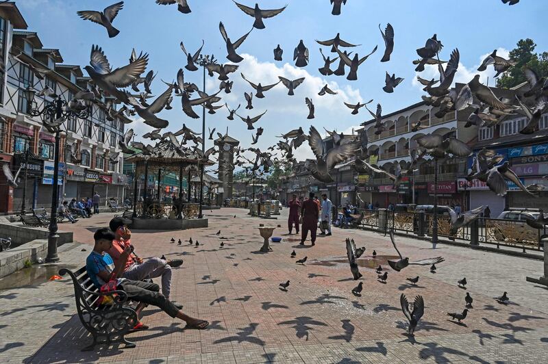 A street in Srinagar, India after a curfew was imposed due to communal tensions after former Bharatiya Janata Party spokeswoman Nupur Sharma's remarks about the Prophet Mohammed.  Her remarks sparked outrage from the Islamic world and a diplomatic furore. AFP