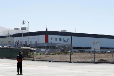  Tesla factory in Fremont, California. REUTERS / Stephen Lam / File Photo