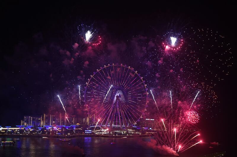 Diwali celebrations at Ain Dubai in 2021. AFP