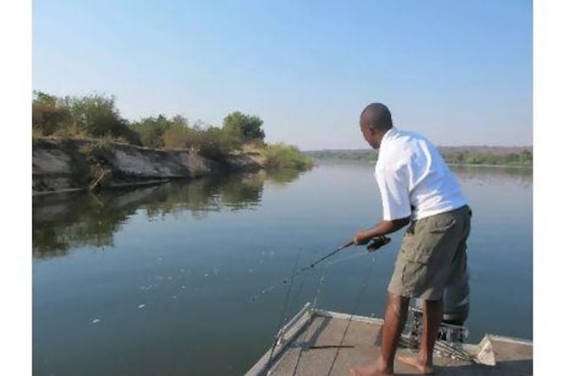 Fishing at Mutemwa Camp in Zambia. Minty Clinch for The National