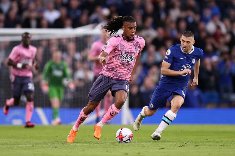 Alex Iwobi - 7. His ability to hold on to the ball and find a teammate despite pressure from the Blues was crucial for Sean Dyche’s side in the first half. Had Everton's first shot on target with a weak shot in the 50th minute. Getty