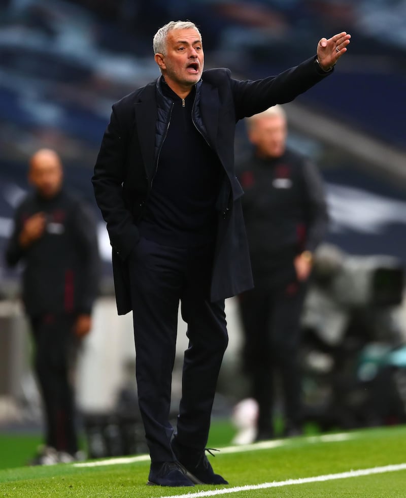 Tottenham manager Jose Mourinho. PA