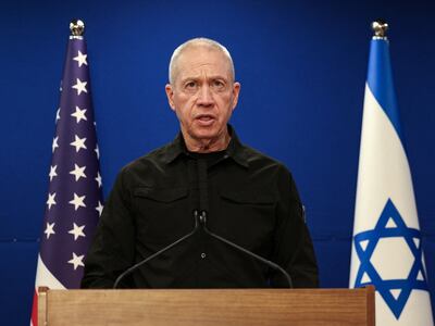 Israeli Defence Minister Yoav Gallant. Reuters