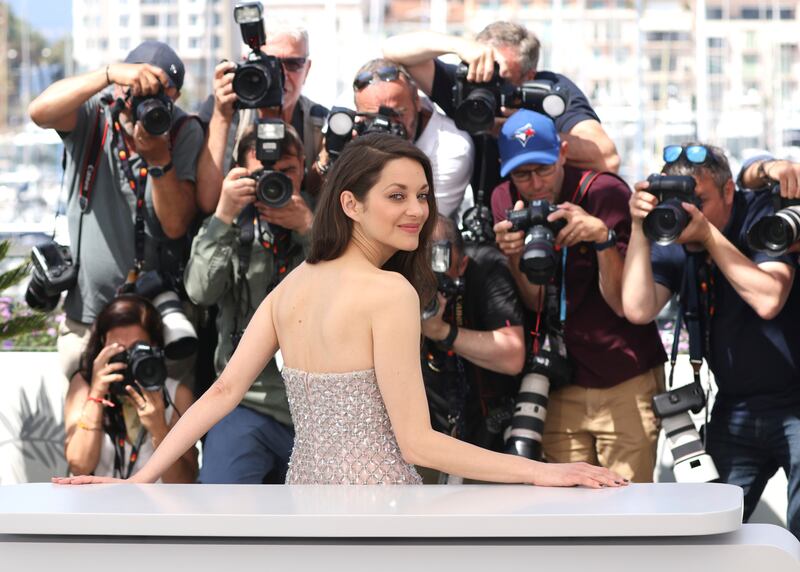 Marion Cotillard at the photo call for the film 'Brother and Sister'. Invision / AP