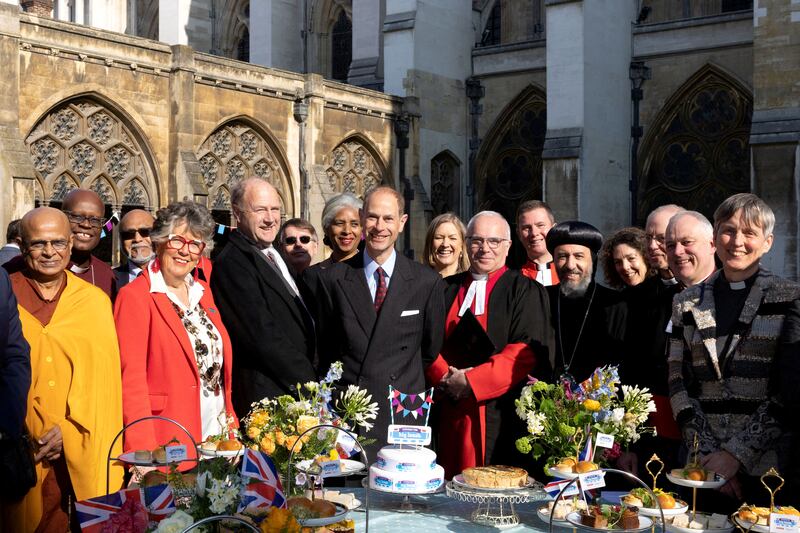 Britain's Prince Edward, the Duke of Edinburgh, attends a Coronation Big Lunch at Westminster Abbey. Reuters