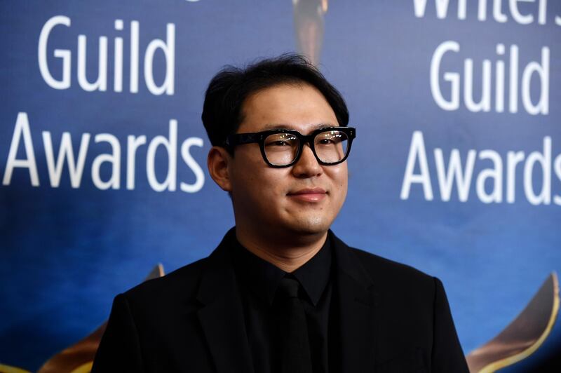 Han Jin Won, a Writers Guild Award co-nominee with Bong Joon-ho for Original Screenplay for their film 'Parasite', poses at the 2020 Writers Guild Awards at the Beverly Hilton. AP