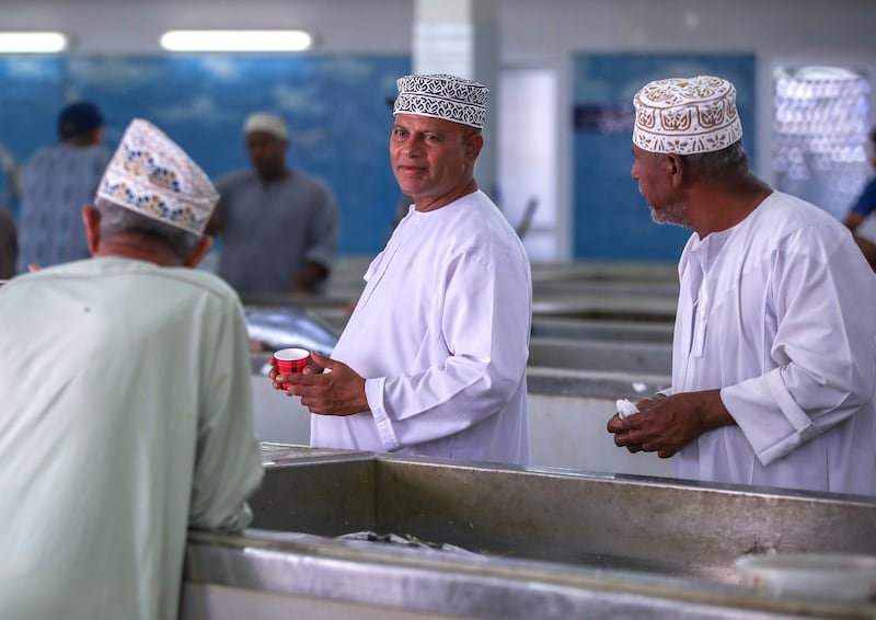 Mutrah fish market in Muscat. The Sultan of Oman has announced wide-ranging benefits for low-income Omanis. Victor Besa / The National