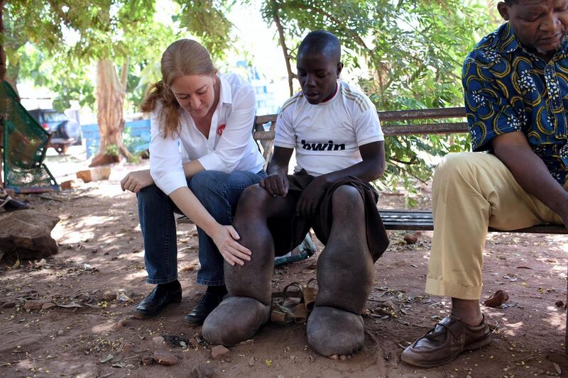 Ellen Agler is attending the World Economic Forum 2018 to highlight diseases that affect millions but do not make the headlines. Photo Courtesy The END Fund