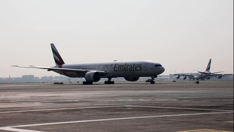 The Boeing 777-300ER was the first in the Mena region to be powered by 100% SAF in one of two engines