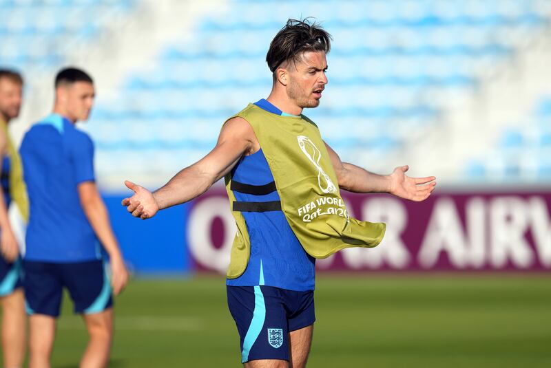 England attacker Jack Grealish. PA