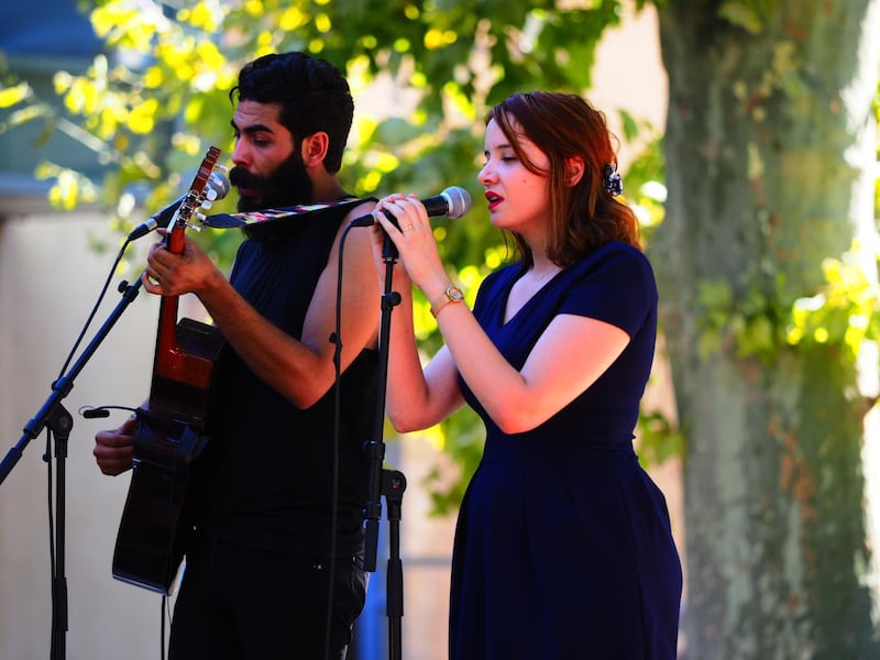 Yuma, Ramy Zoghlami, left, and Sabrine Jenhani have released two albums and toured in North Africa and Europe  Olivia Moura