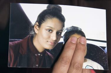 British teenager Shamima Begum and her baby have been receiving threats in the Syrian refugee camp she has been staying in. AFP