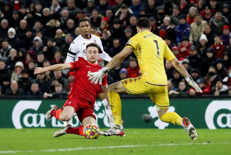 SUBS: Diogo Jota - 6: The Portuguese came on for Oxlade-Chamberlain in the 58th minute and ran hard at the defence but could not find too many weaknesses. He let one late chance go begging. Reuters