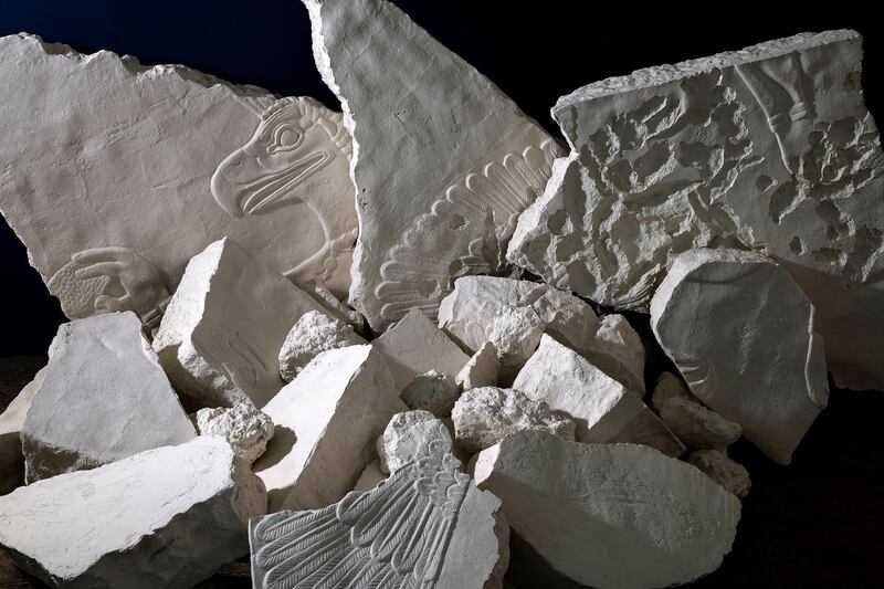 Casts for Damage Field. Courtesy Ashmolean, University of Oxford