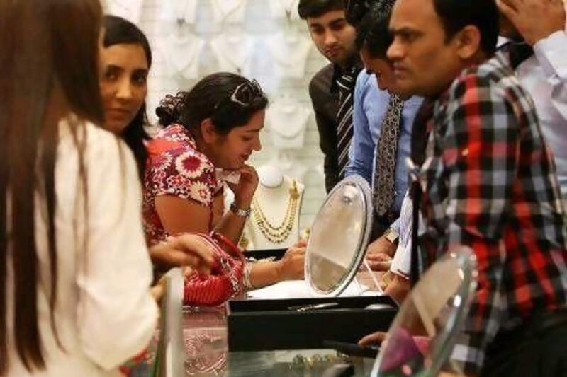 Indian expatriates in the UAE throng gold shops at the start of the Diwali festival as the first day is considered an auspicious time to buy jewellery.