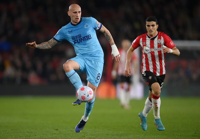 Jonjo Shelvey - 7: Apologised for his performance in last game against Brighton and handed first-half chance to Saints after losing possession. Redeemed himself with brilliant pass to find Wood for opening goal. Getty