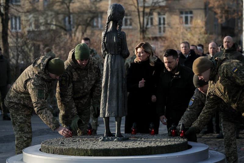 The Holodomor in the former Soviet-era Ukraine in 1932-1933, killed millions of Ukrainians. EPA
