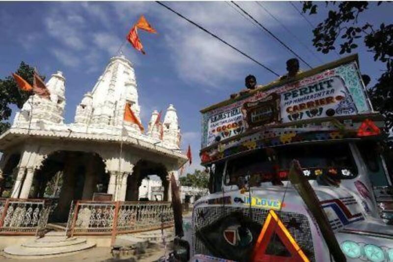 A small shrine near Bhainsrorgarh.