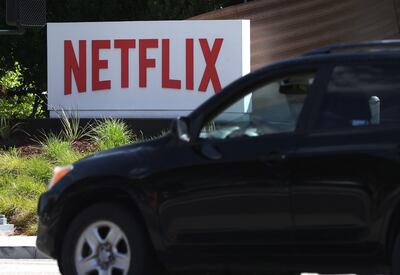 Investors are abandoning risk assets, particularly technology stocks, hence the sell-off in US tech stocks such as Netflix, whose share price is down 66.6 per cent this year. AFP