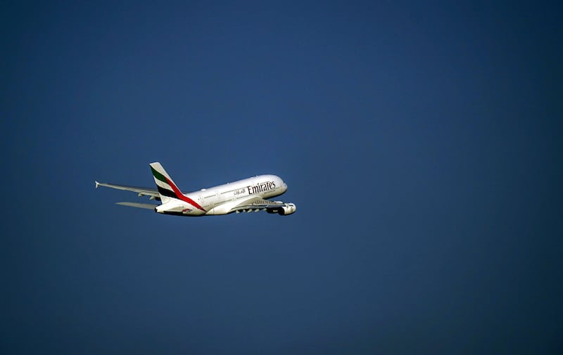An Emirates A380 will be inspected after smoke was detected as it landed on Tuesday. PA