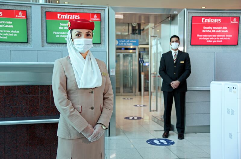 Emirates advises travellers to get to their gate on time to avoid delays during peak travel.