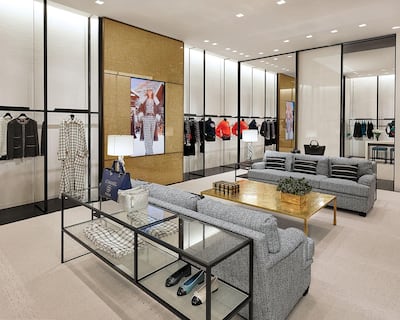 The ready to wear salon in the new Chanel boutique, Abu Dhabi