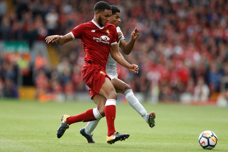 Right-back: Joe Gomez (Liverpool) – Enhanced an improving reputation with an assured display to keep Anthony Martial quieter than usual at Anfield. Carl Recine / Reuters