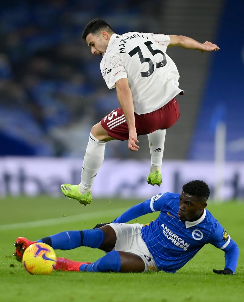 Yves Bissouma, 7 - Protected the ball and helped to dictate the pace of the game in the middle of the park from the first minute until the very last. EPA