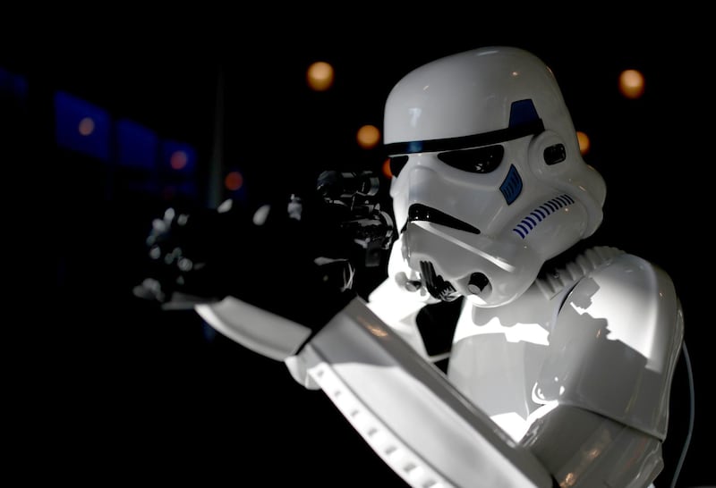 A cosplayer costumed as a 'Stormtrooper' character from the 'Star Wars' movie poses during the Vienna Comic Con in Vienna, Austria, November 17, 2018. REUTERS/Lisi Niesner