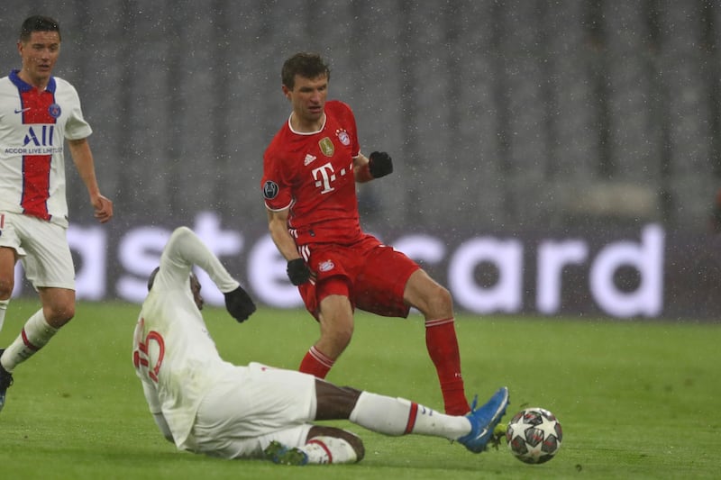Danilo Pereira - 7, Had a few shaky moments on the ball and needed to do a better job of marking Choupo-Moting for Bayern’s first goal. Redeemed himself with two tremendous headers to prevent the same striker getting a clear chance. AP
