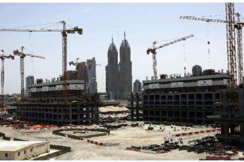 A view of the Dubai Pearl project.