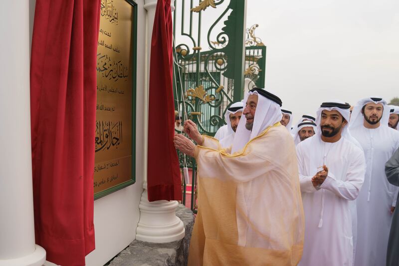 Sheikh Dr Sultan bin Muhammad Al Qasimi, Ruler of Sharjah, opened the Hanging Gardens in the city of Kalba on Friday. All photos: Wam